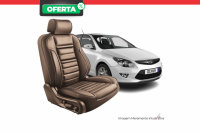 Imagem do produto Capa de Couro 70/30 Café Furadinha Grancouro para Banco do Hyundai I-30 2014/... - Cod. 14031